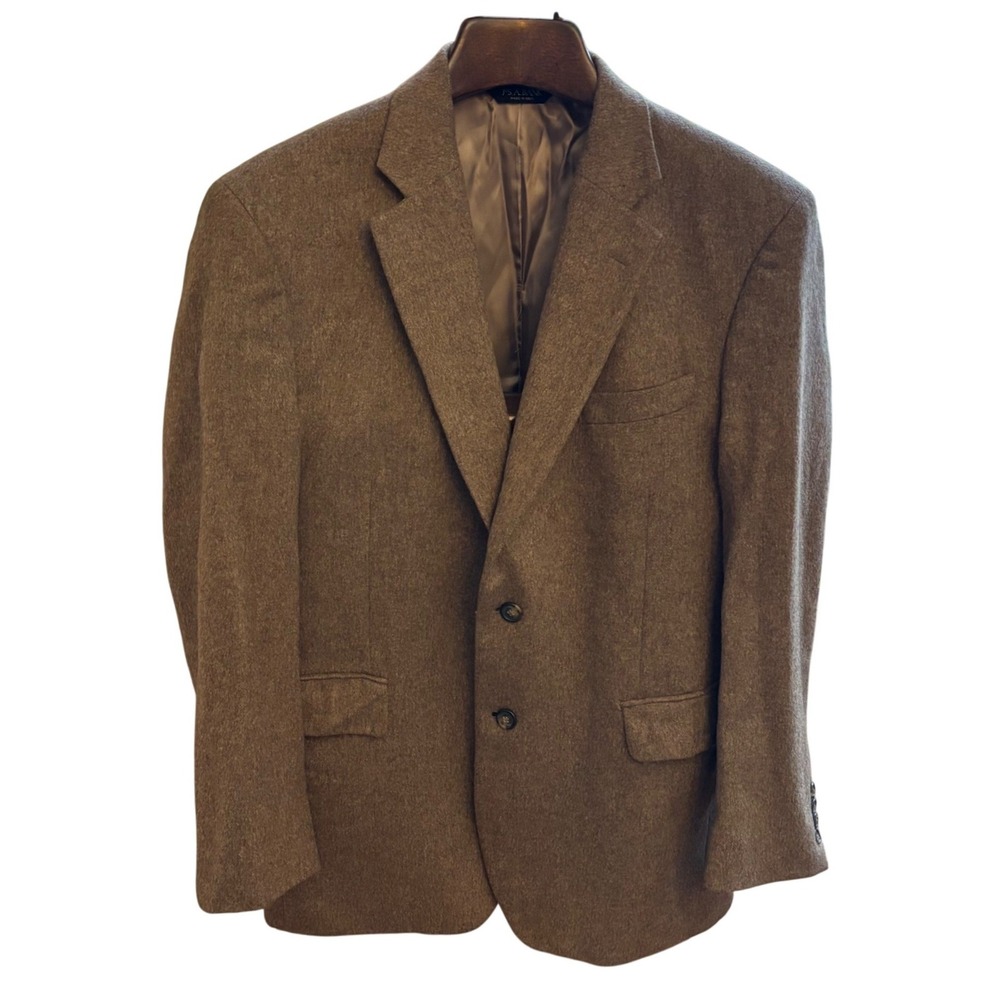 Jos. A. Bank | Mens 42R | Sport Coat Blazer 100% Camel Hair Tan Brown 2-Button
